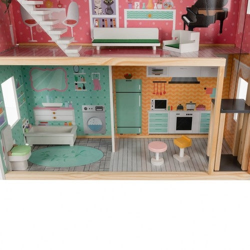 Kruzzel Dollhouse Large Dollhouse 114 cm 114 cm