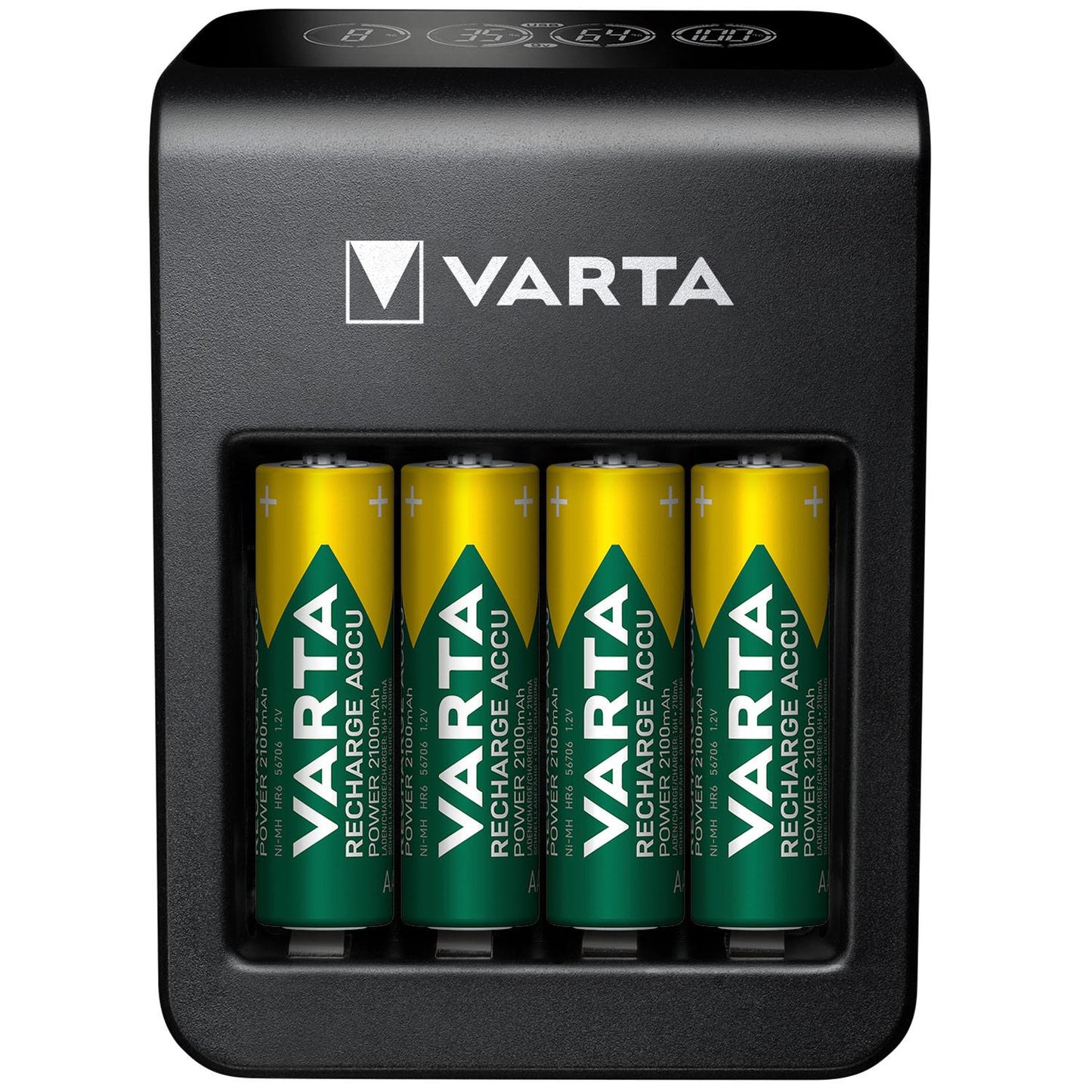LCD Plug Charger+ AA/AAA/9V + USB incl. 4xAA