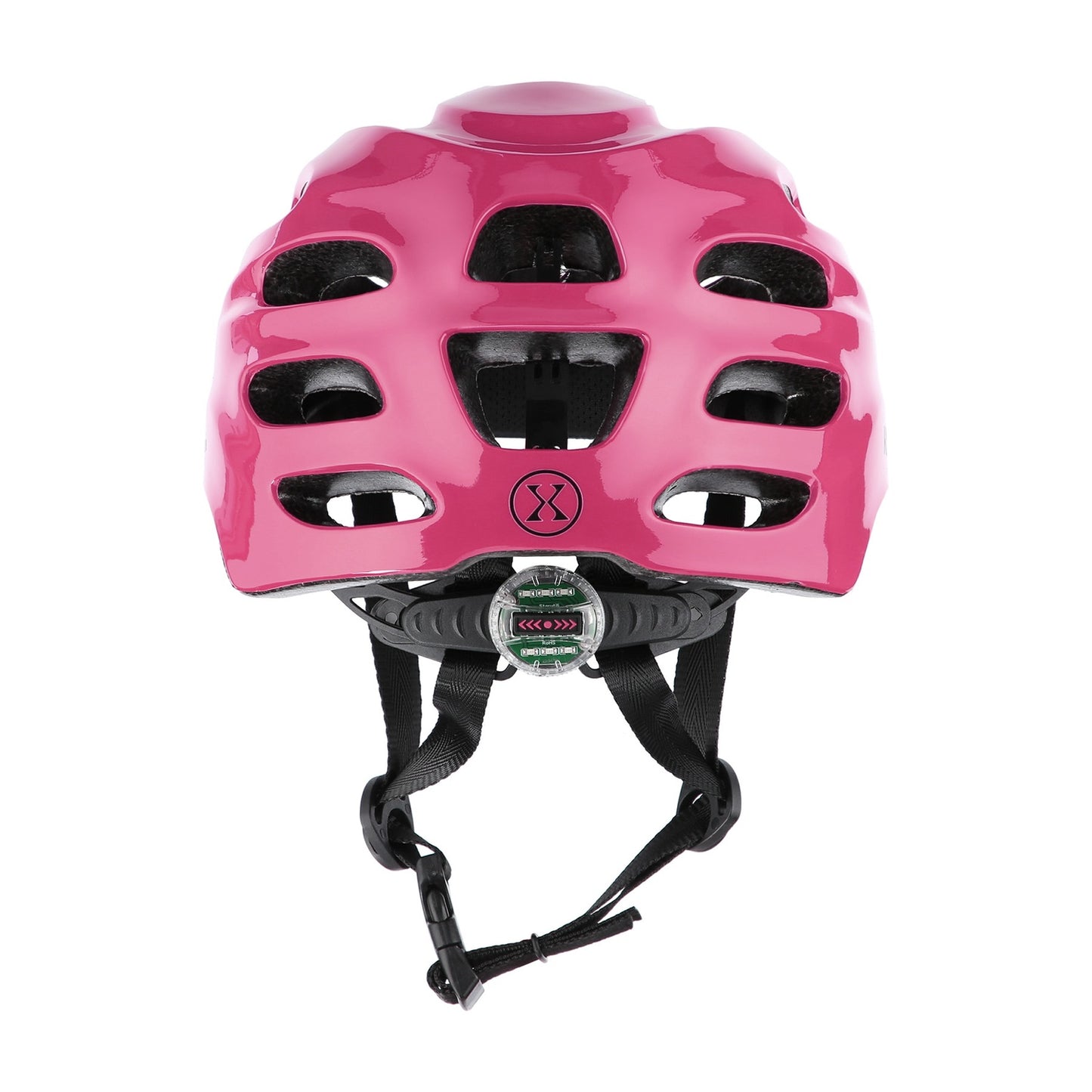 LED Bike Helmet, Pink, Size S (51-58 cm)
