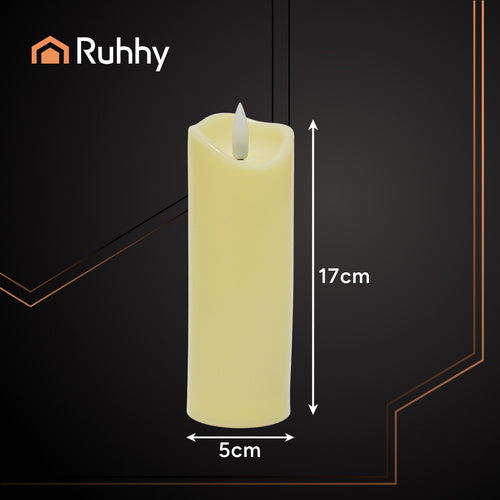 LED Candle Insert, Flickering Flame, 17x5cm, 1 Piece