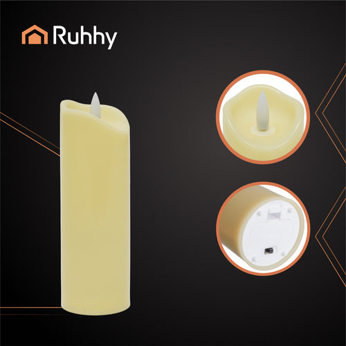 LED Candle Insert, Flickering Flame, 17x5cm, 1 Piece