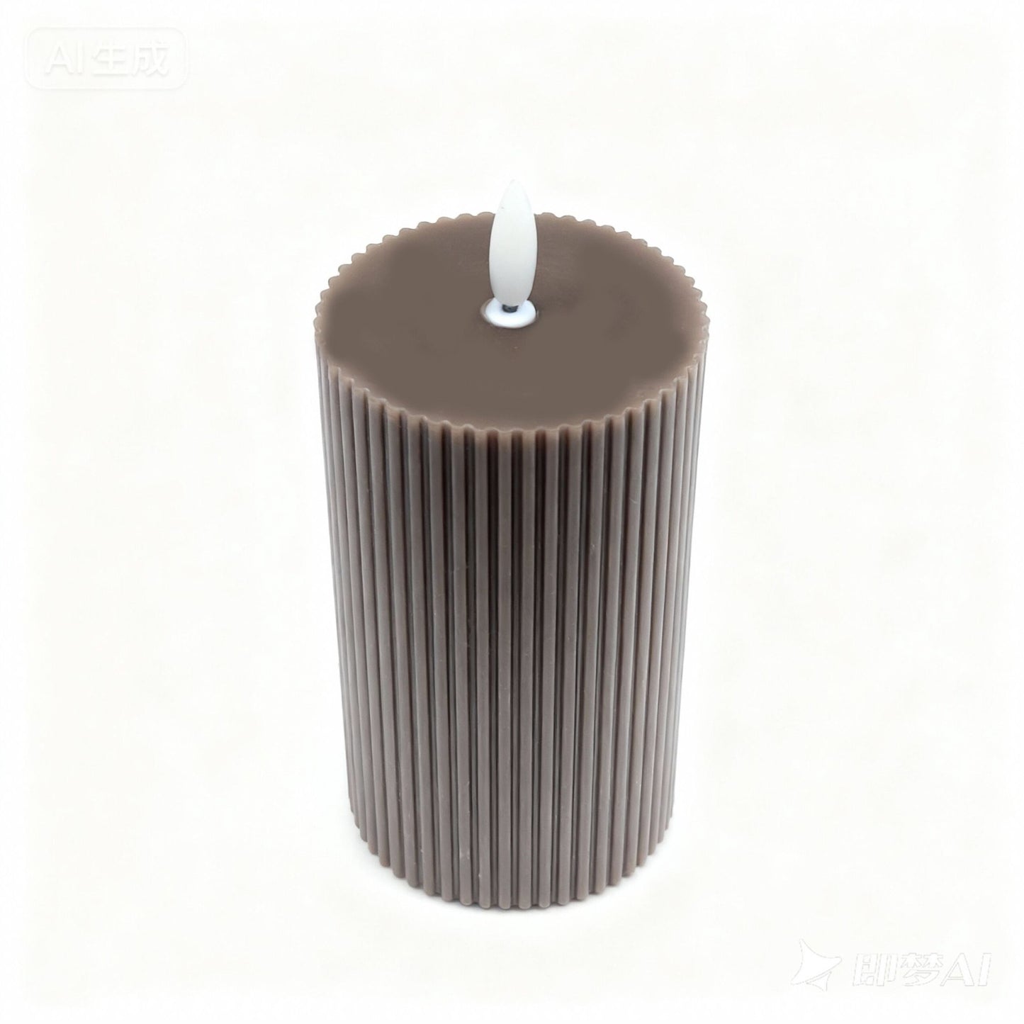 LED Candles Set of 4, 18cm, Real Wax, Flickering Flame