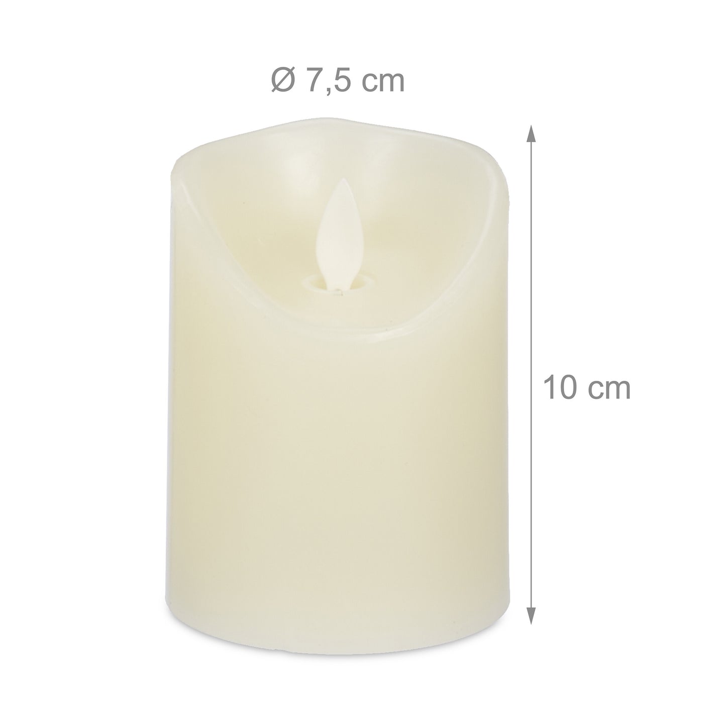 LED Candles Set of 4 with Timer Function