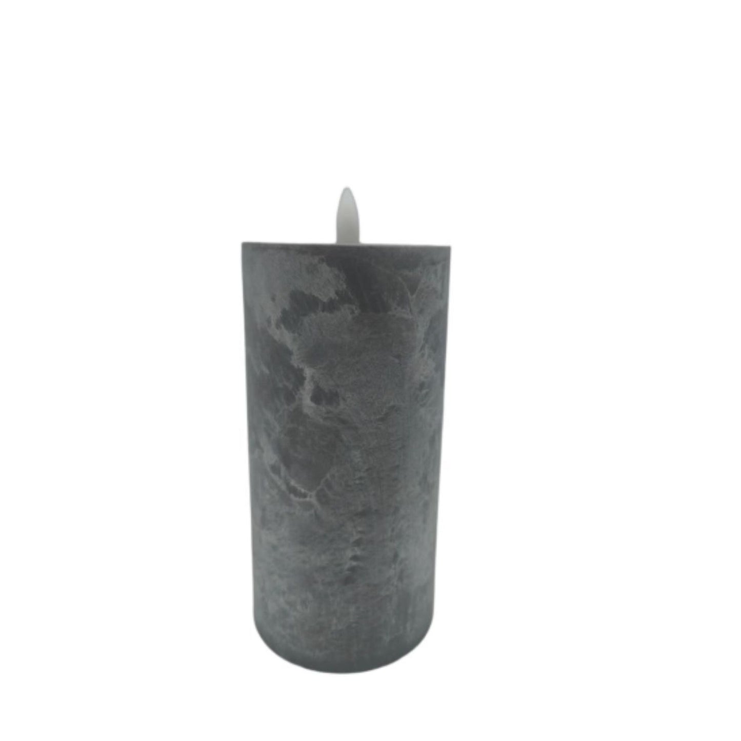LED Candles with Timer, Set of 3 – Concrete Style