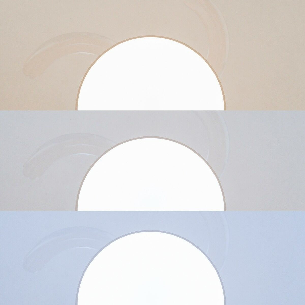 LED Ceiling Fan with Speaker and 4 Retractable Blades Notefan InnovaGoods White 36 W Ø49,5-104 cm