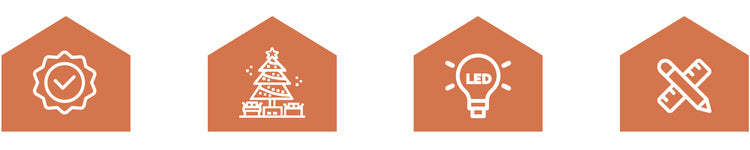 LED Christmas Tree Star, Warm White, Battery-Powered