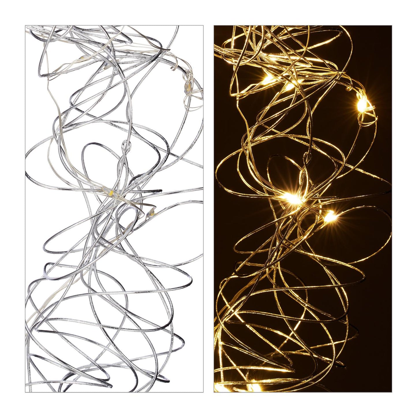 LED Decorative Wreath Light, 30cm, Warm White