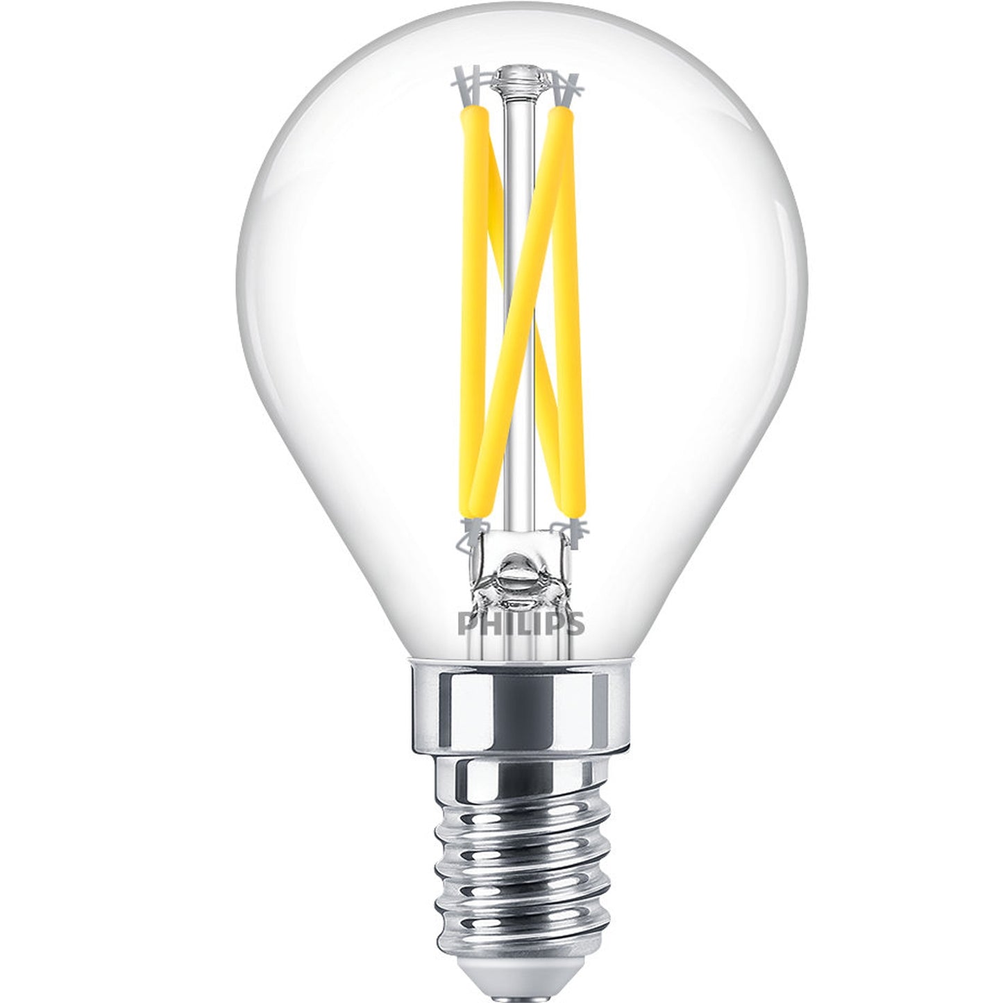 LED E14 Globe 2.5W (25W) Clear Dim WarmGlow 340 lm