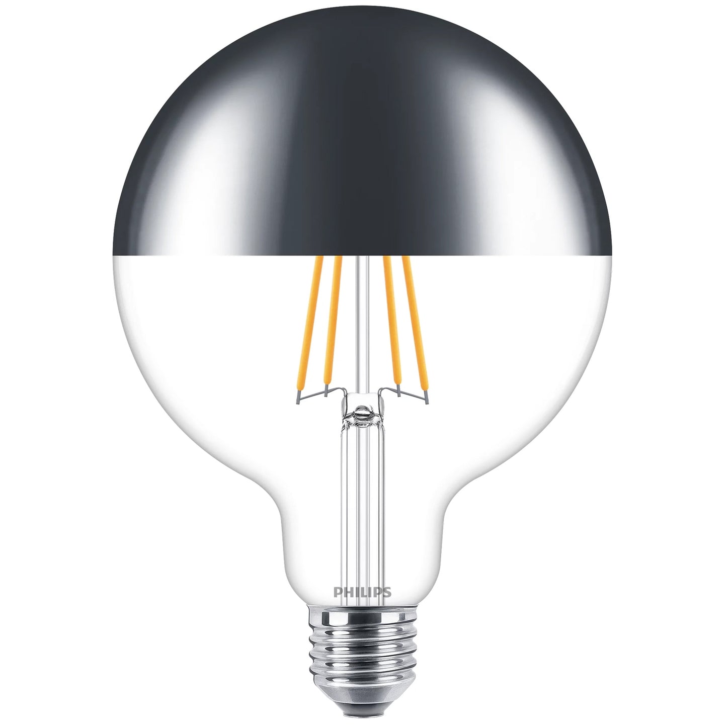 LED E27 G120 Filament Top mirrored Dimmable 50W 650lm