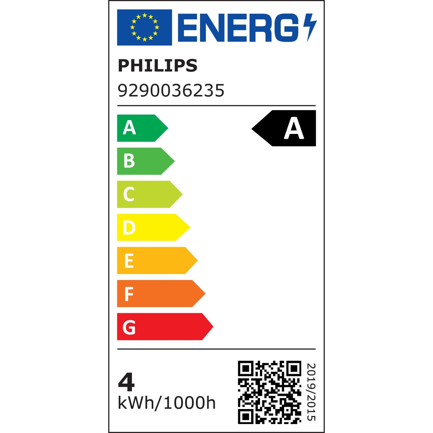 LED E27 Normal 4W (60W) Clear 840lm 2700K Energy class A