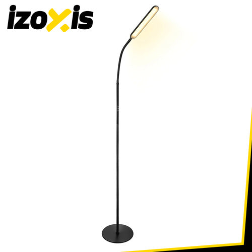 LED Floor Lamp 180cm, Black, Remote Control, Timer