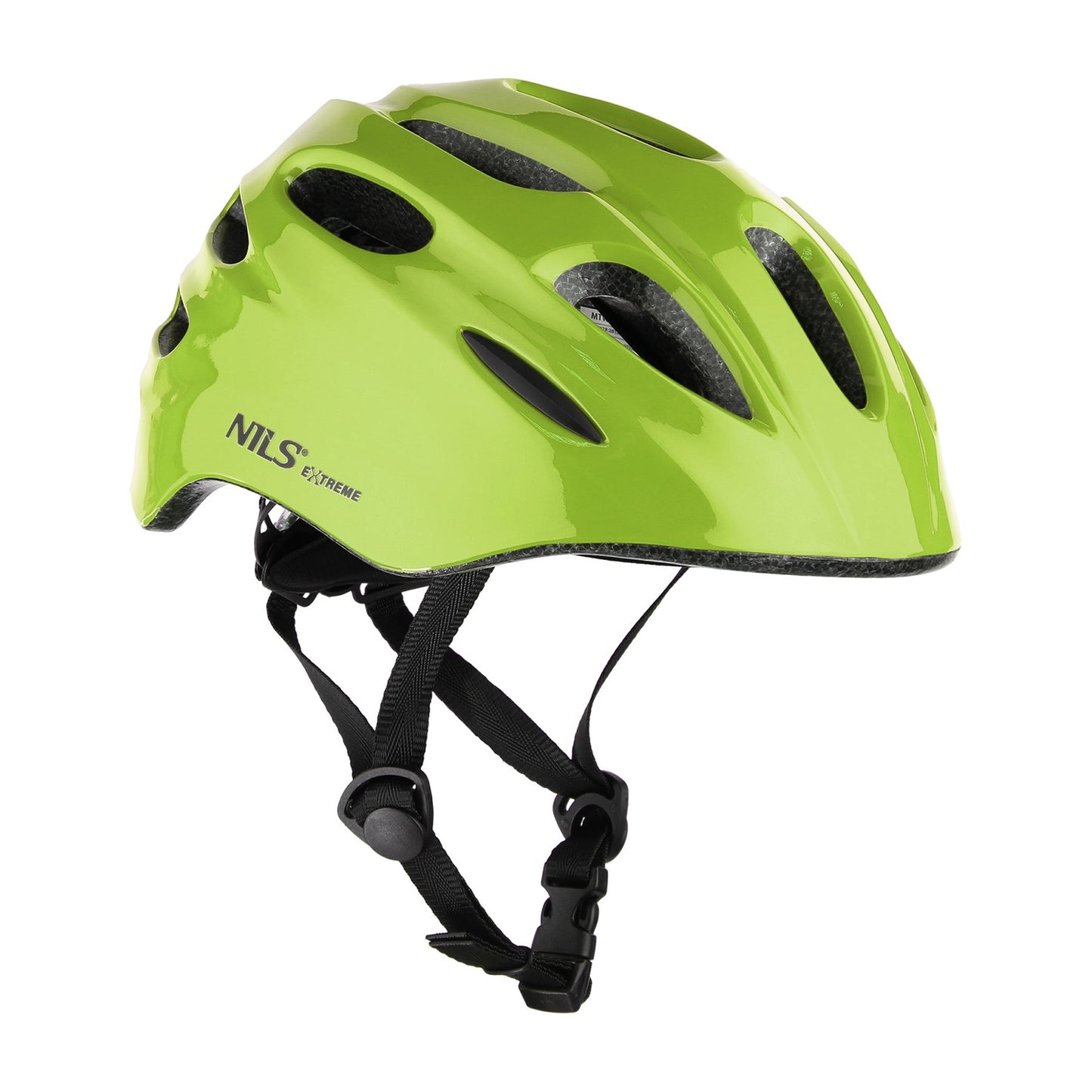 LED Green Helmet, Size XS (49-55 cm)
