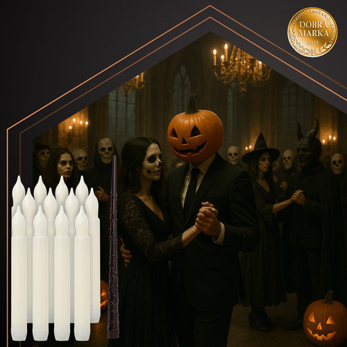 LED Hanging Candles, Set of 12, Remote Controlled