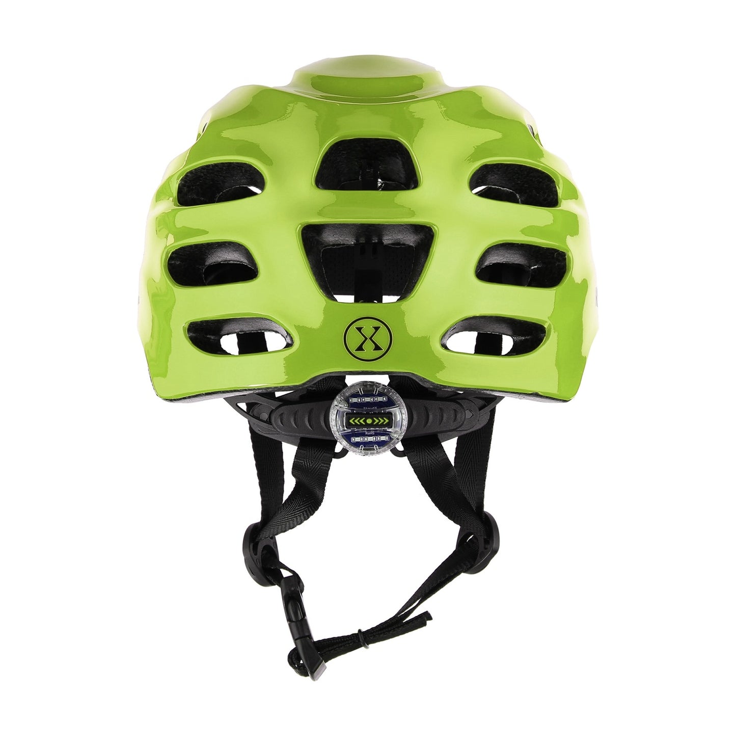 LED Helmet, Green, Size S (51-58 cm)