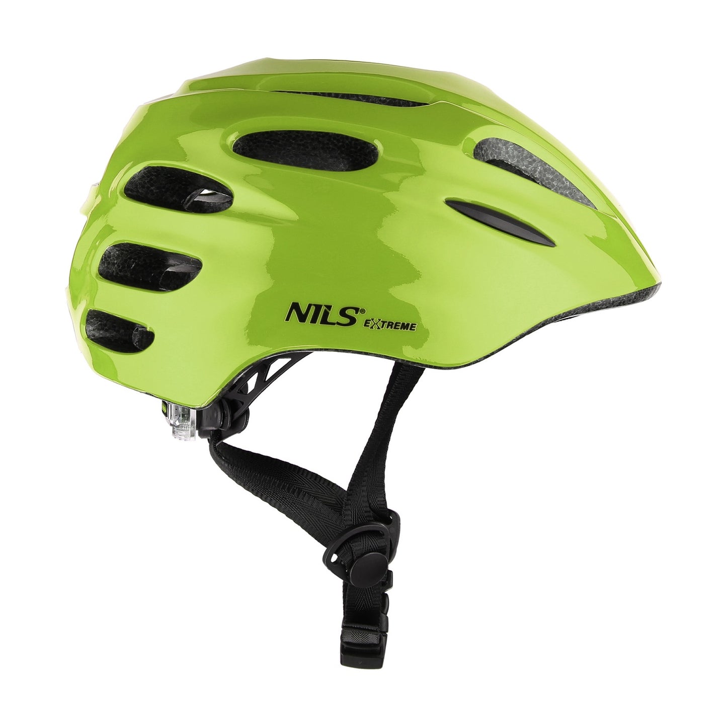 LED Helmet, Green, Size S (51-58 cm)