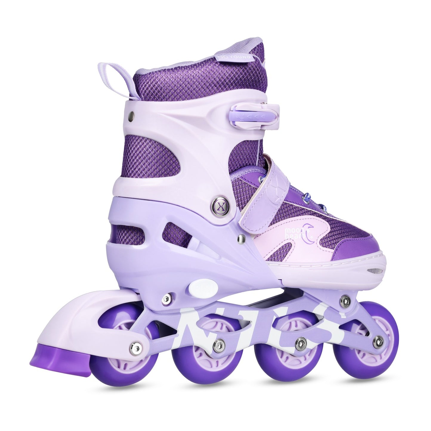 LED In-Line Skates with Protectors, Size M (35-38)