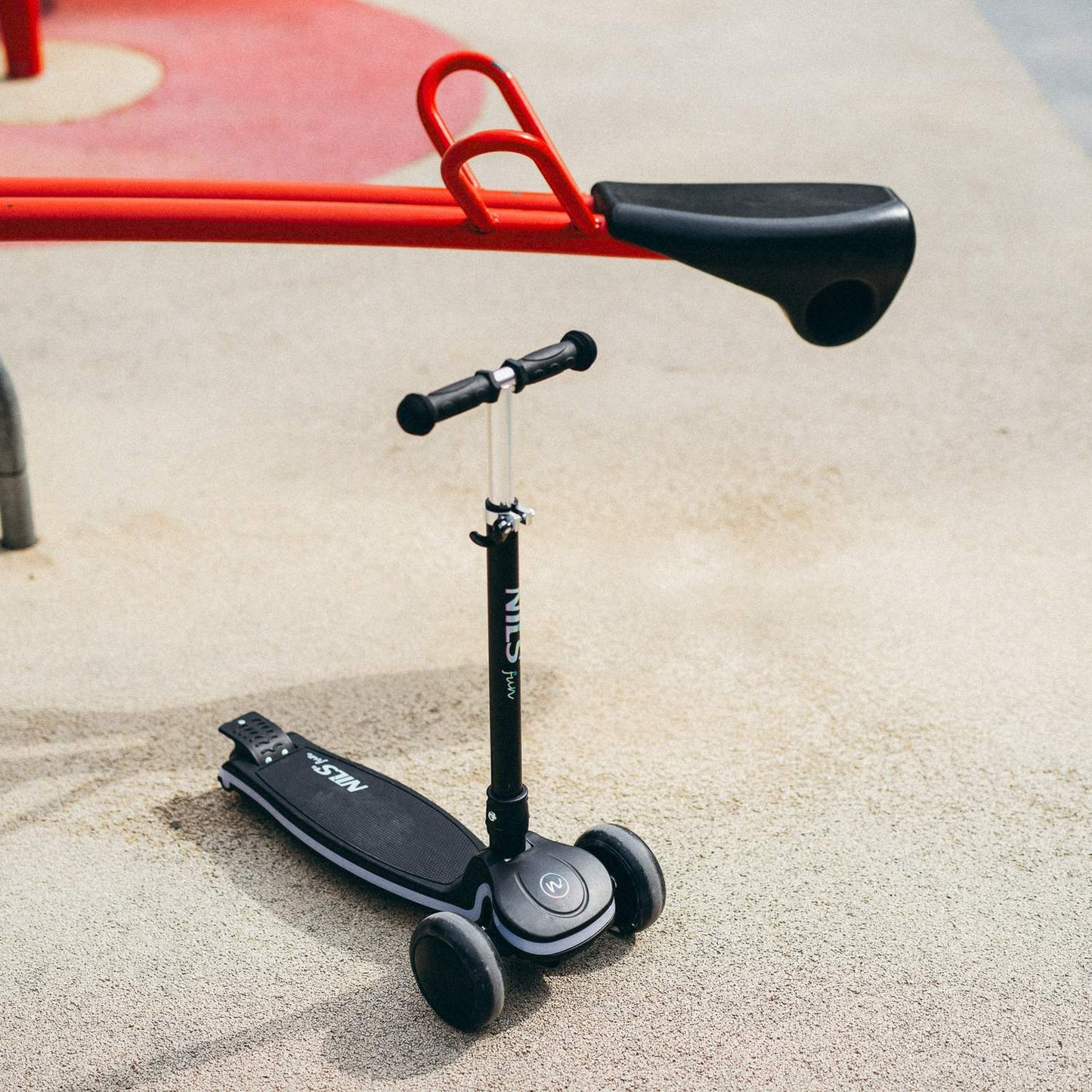 LED Junior Scooter, Adjustable Height, Lightweight