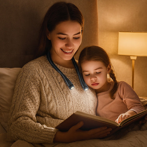 LED Neck Reading Lamp – Adjustable, Rechargeable