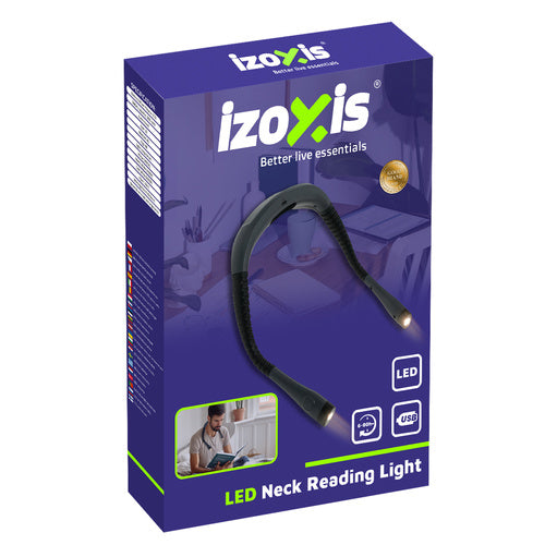 LED Neck Reading Lamp – Adjustable, Rechargeable