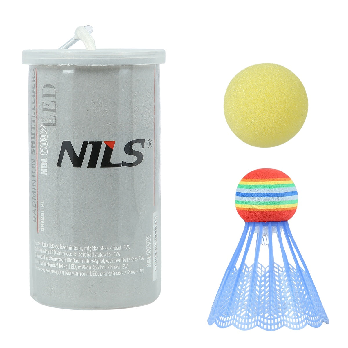 LED Nylon Shuttlecock with Ball, 1 Piece