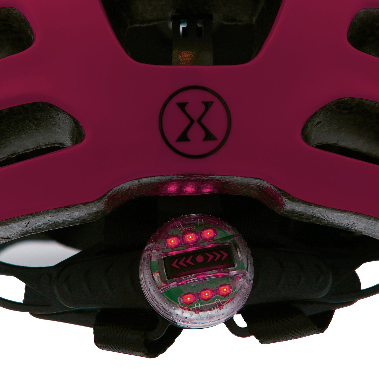 LED Pink Helmet, Size XS (43-51 cm)
