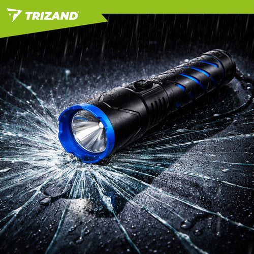 LED Tactical Flashlight 800lm, Rechargeable, Waterproof