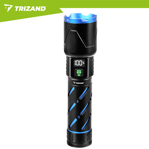 LED Tactical Flashlight 800lm, Rechargeable, Waterproof
