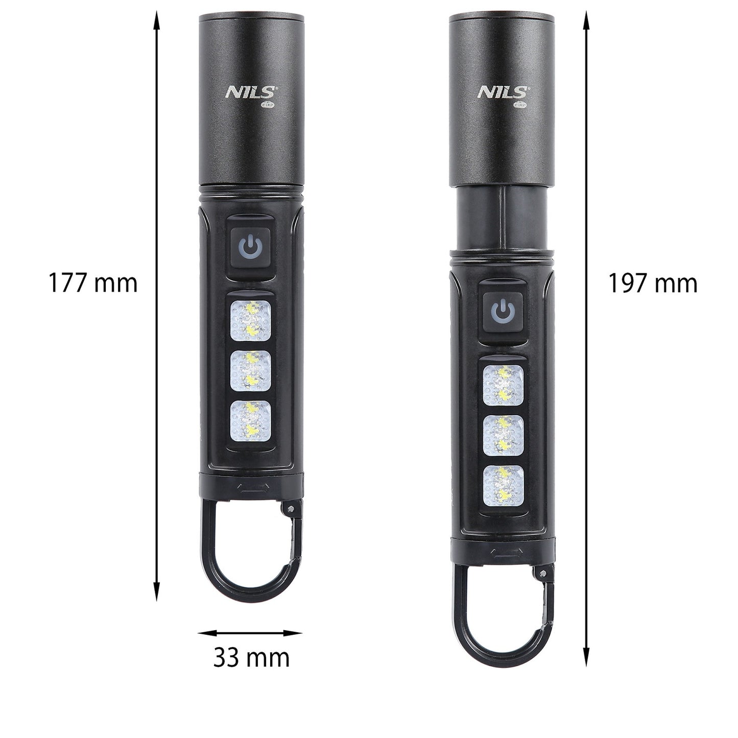 LED Torch 800 Lumens, Compact, Portable