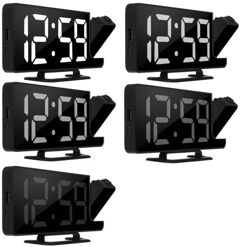 LED alarm clock with Izoxis 19576 projector