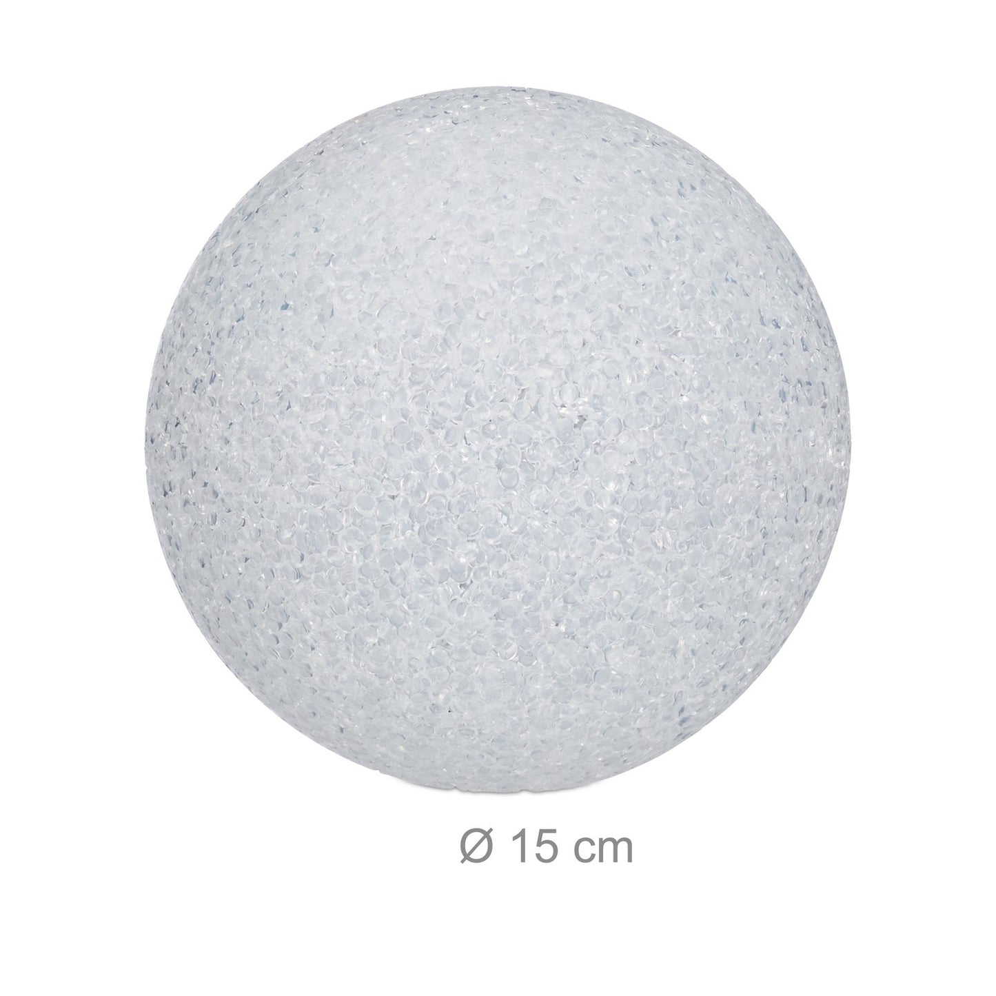 LED ball light with color change