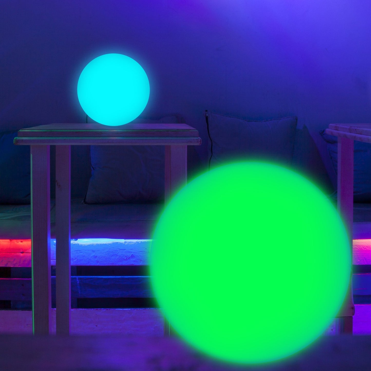 LED balls - set of 3
