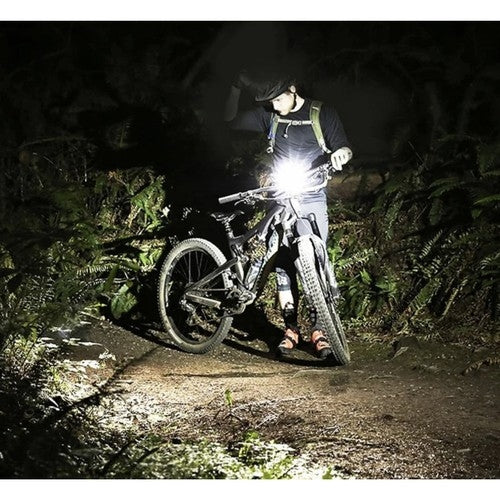 LED bicycle light with counter 23680