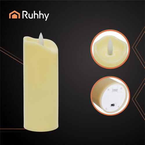 LED candle/insert 15x5cm 1pc Ruhhy 26719