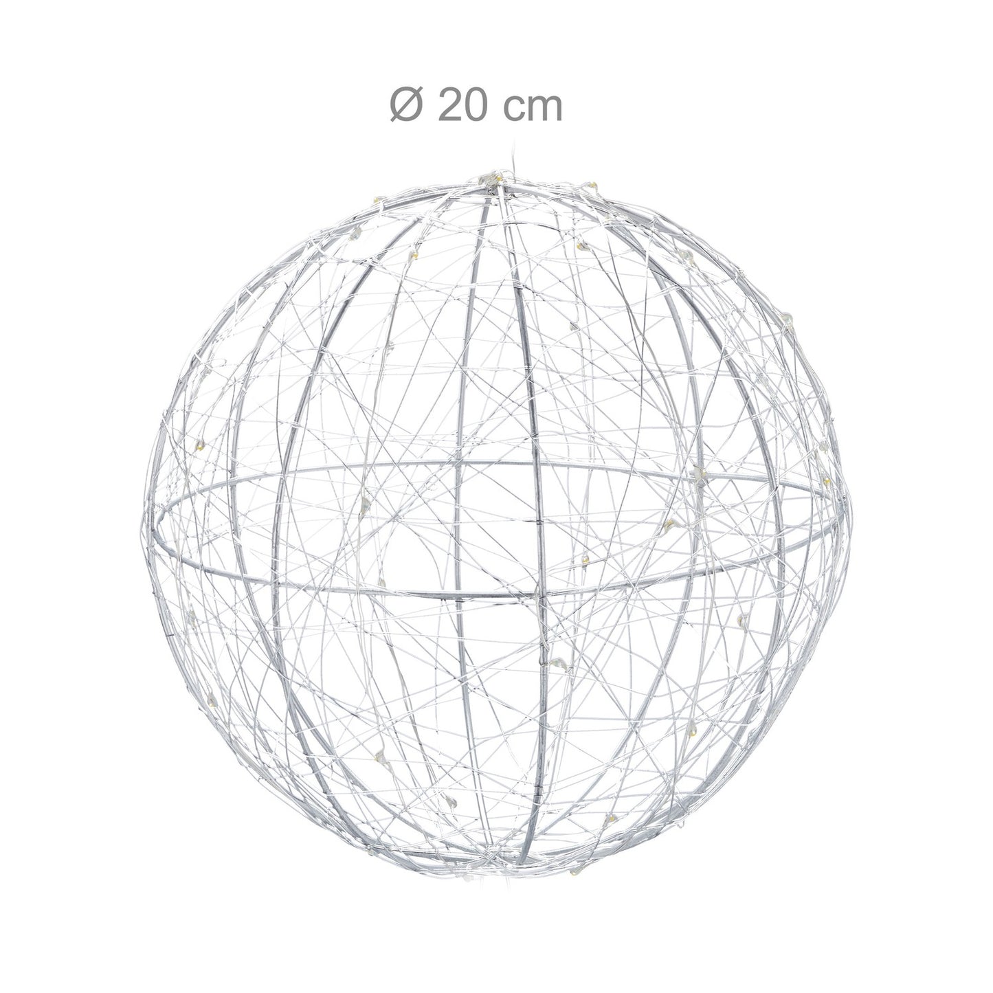 LED decoration ball 20 cm