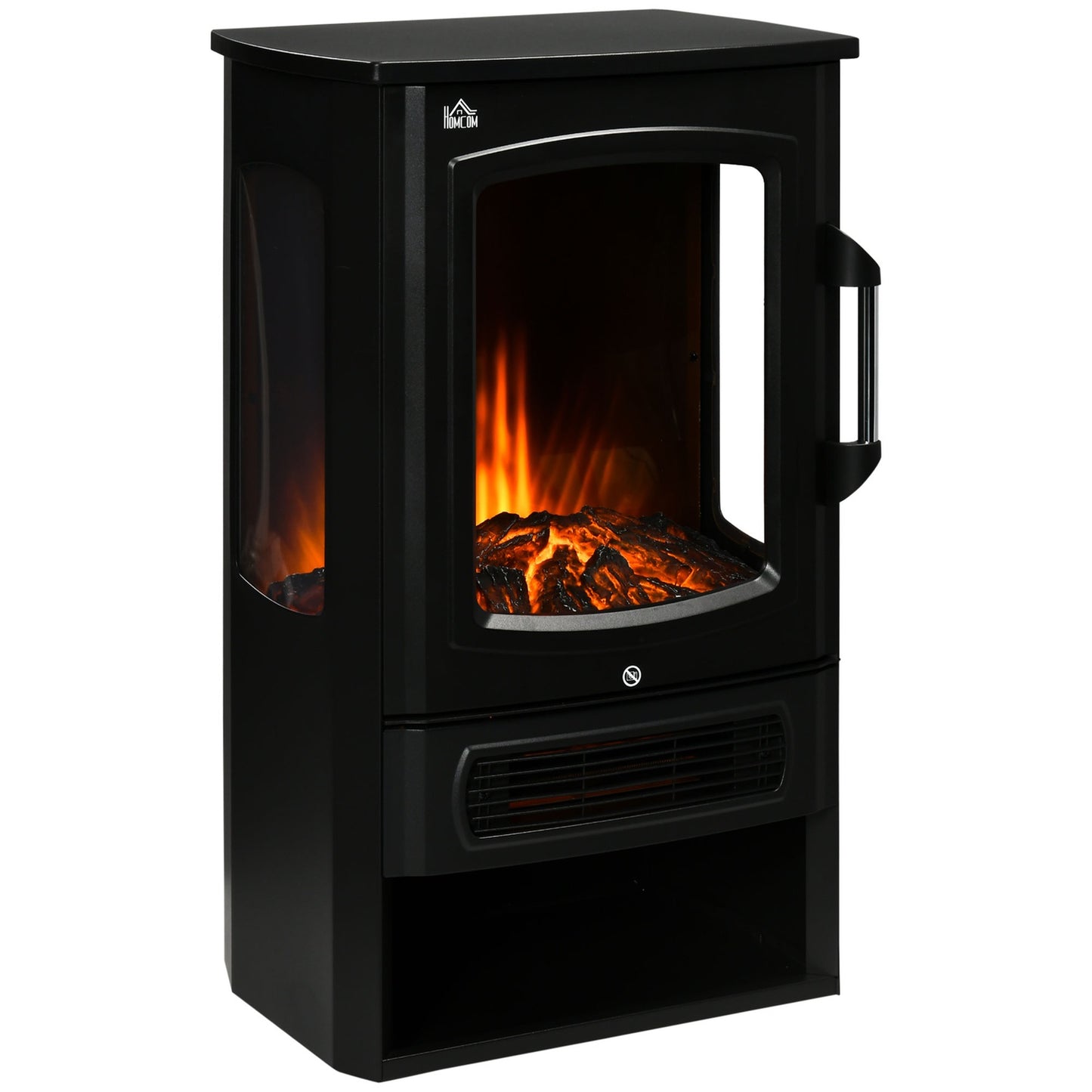 LED electric stove heater with Flame effect, 2 heat levels