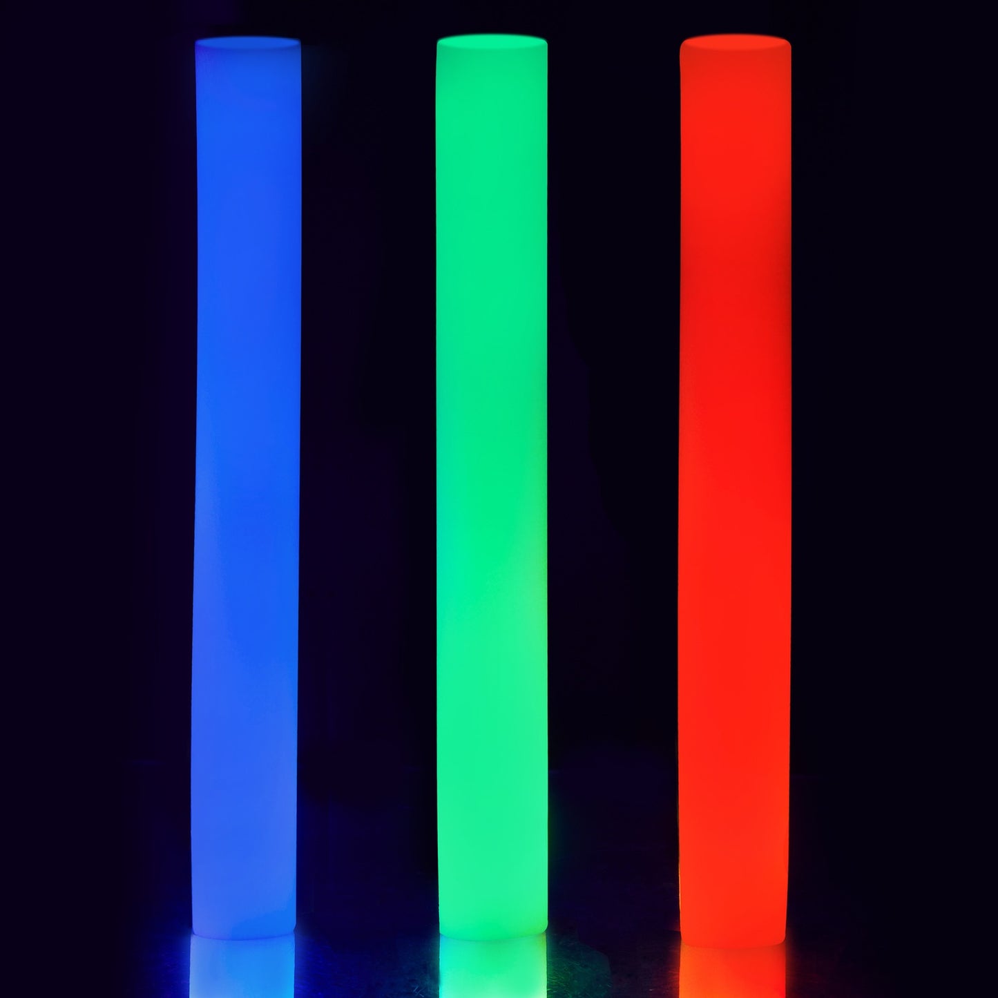 LED foam stick with 6 effects