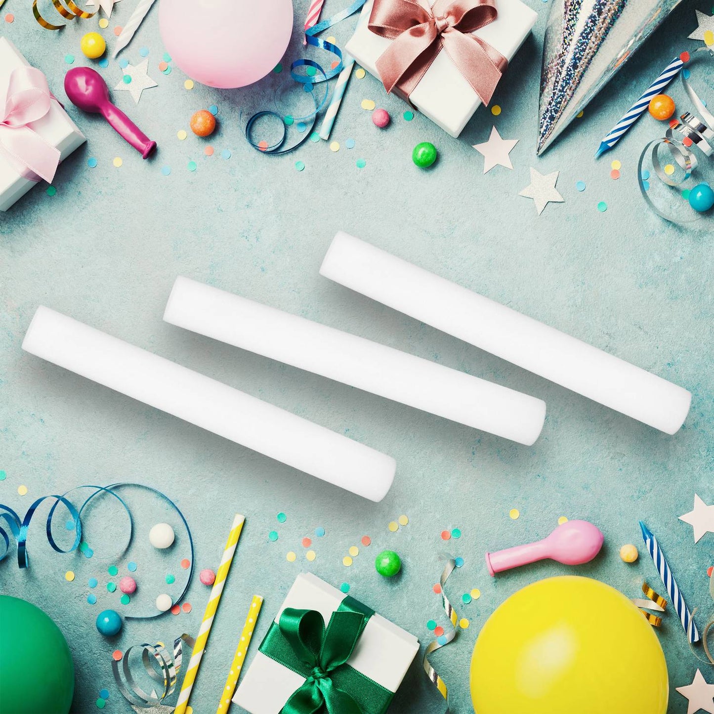 LED foam stick with 6 effects