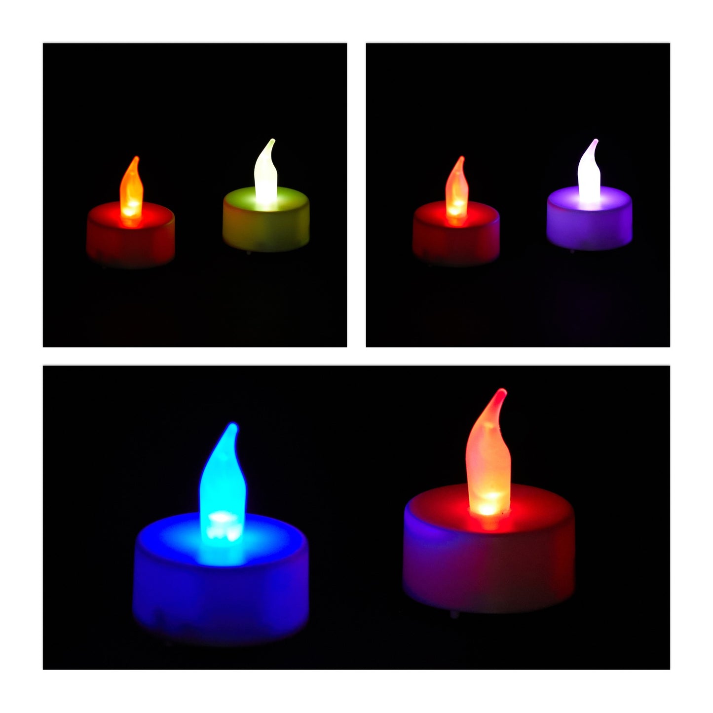 LED heat lamp with color changing light