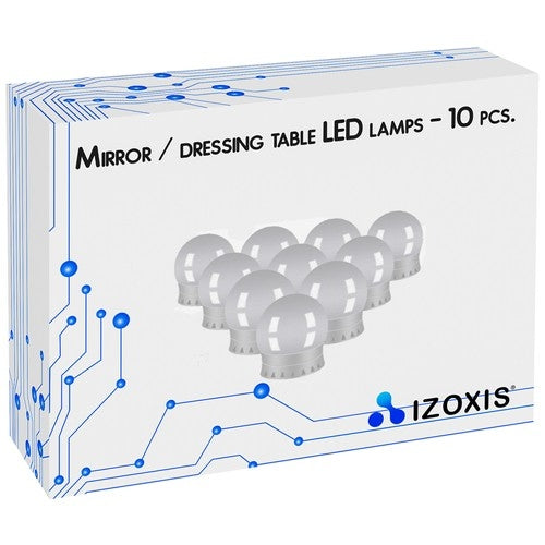 LED lamps for the mirror/dressing table - 10 pcs.