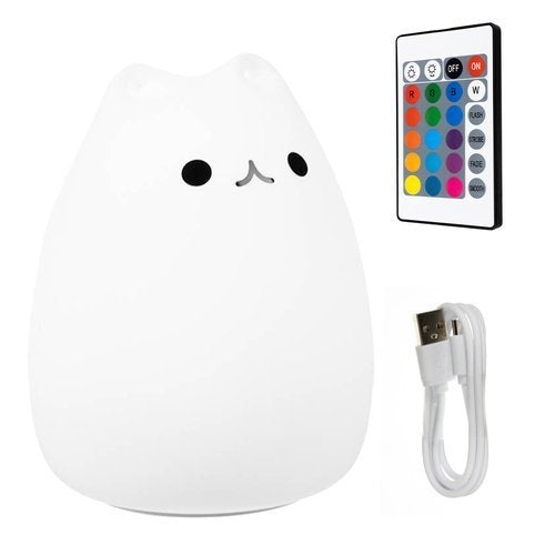LED night lamp - kitty