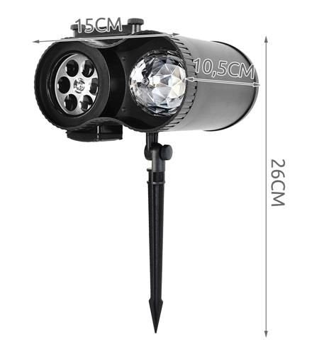 LED projector for the holiday house waves + 12 slides