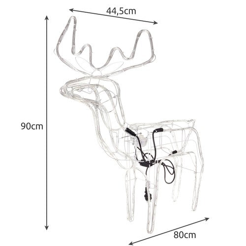 LED reindeer - warm white Ruhhy 22509