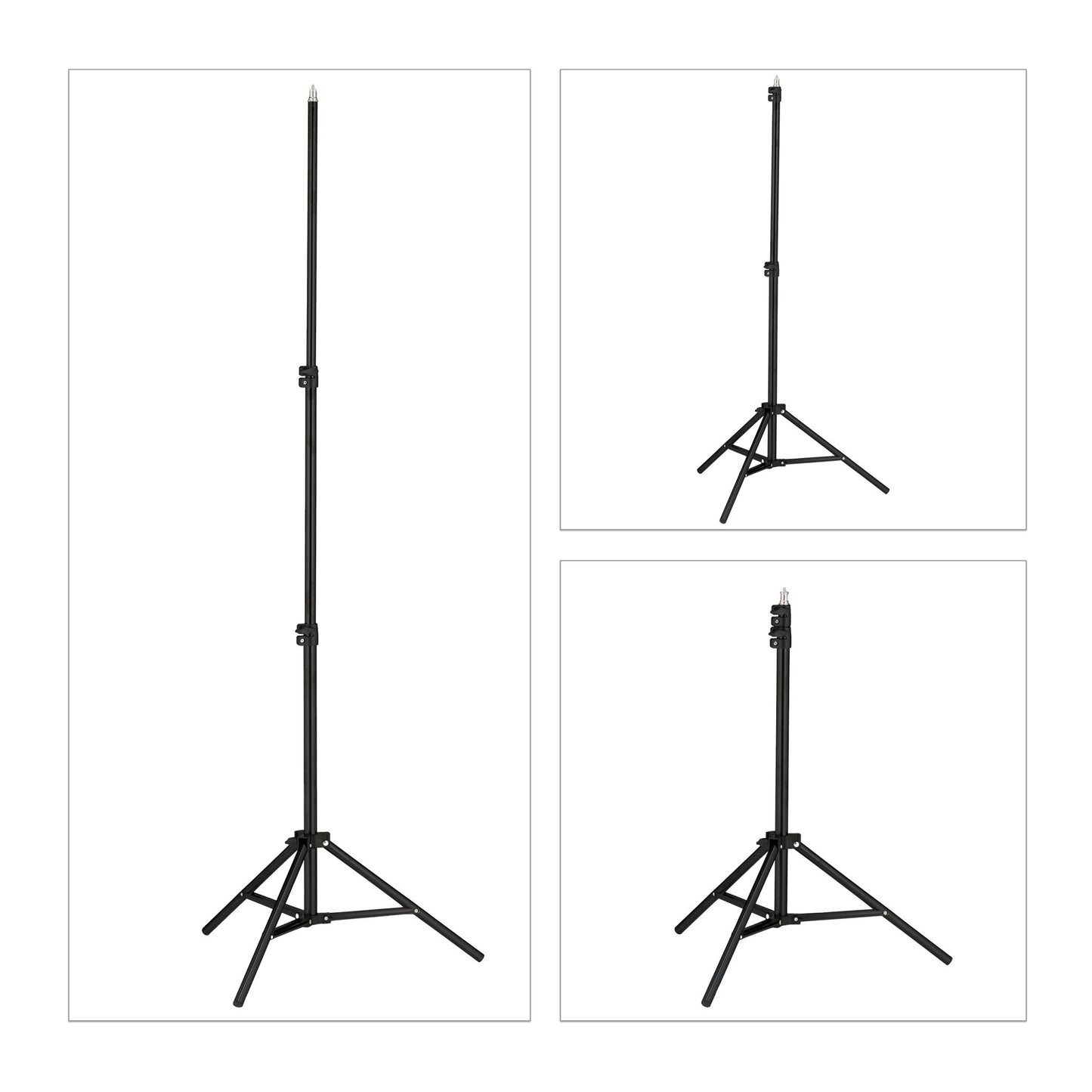 LED ring light with stand