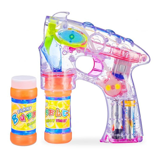 LED soap bubble gun