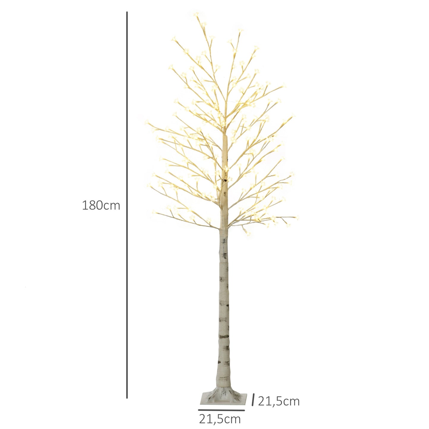 LED cherry tree, 180 LEDs, 3 brightness levels, 180 cm