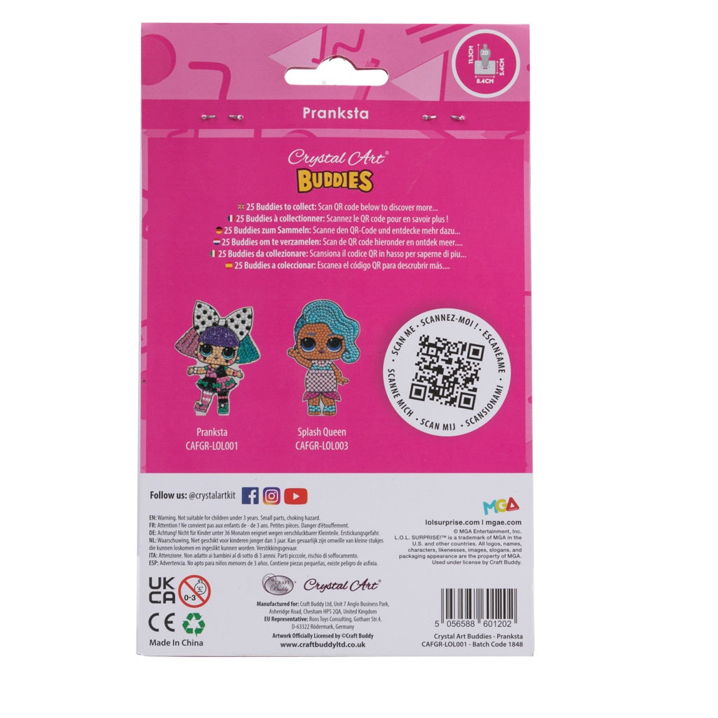 L.O.L. Surprise Art Set With Crystals, Pranksta