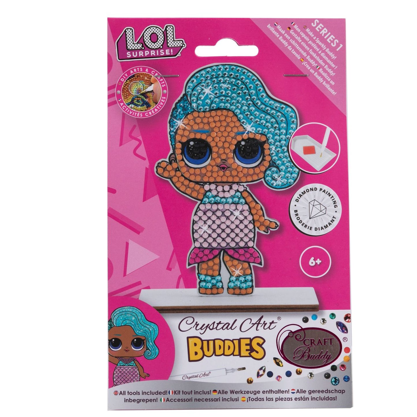L.O.L. Surprise Art Set With Crystals, Splash Queen