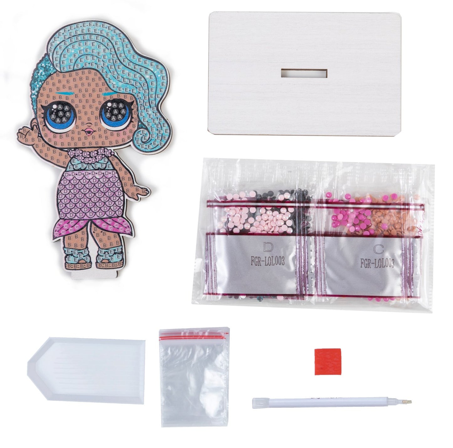 L.O.L. Surprise Art Set With Crystals, Splash Queen