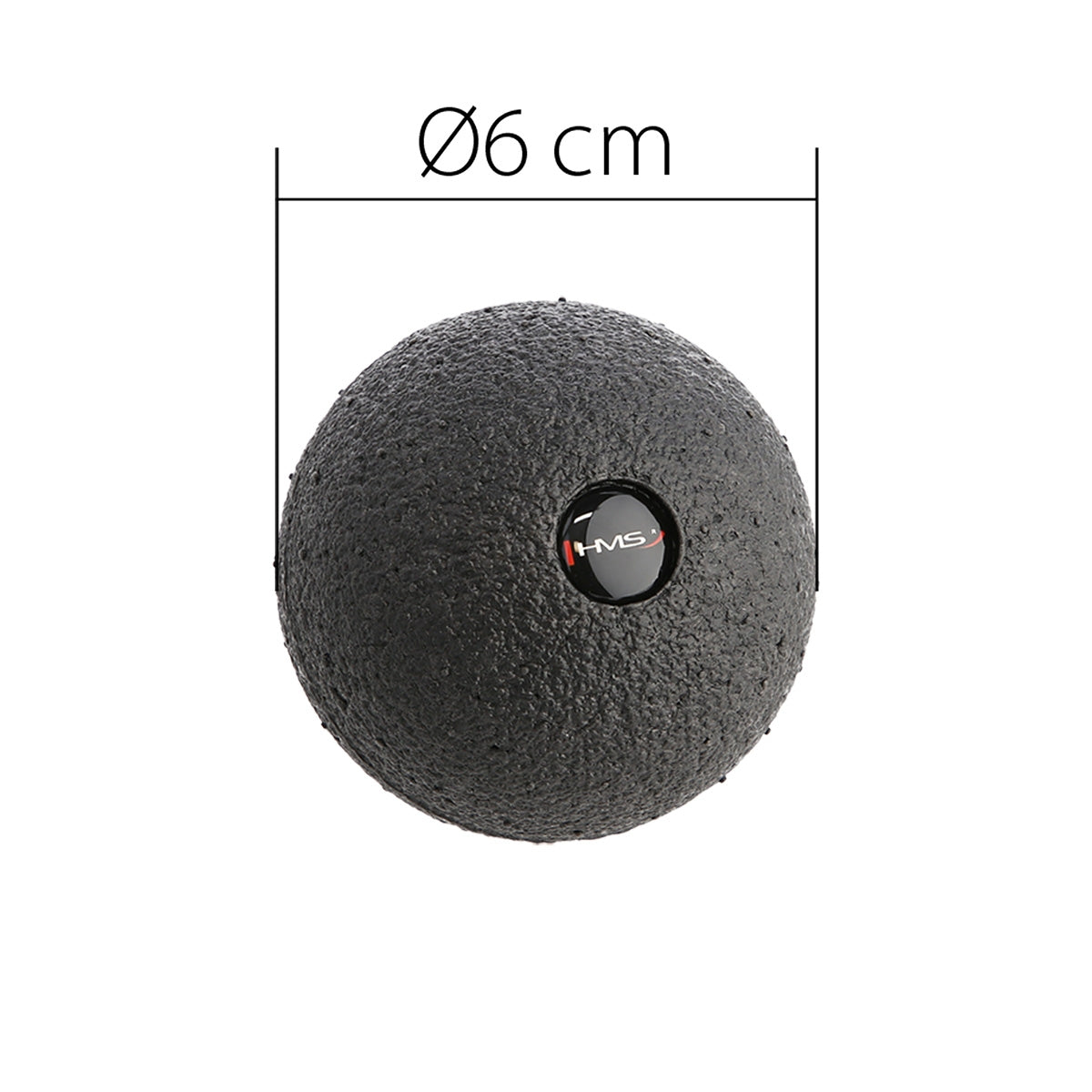 Lacrosse Massage Ball – Single, Black, Durable