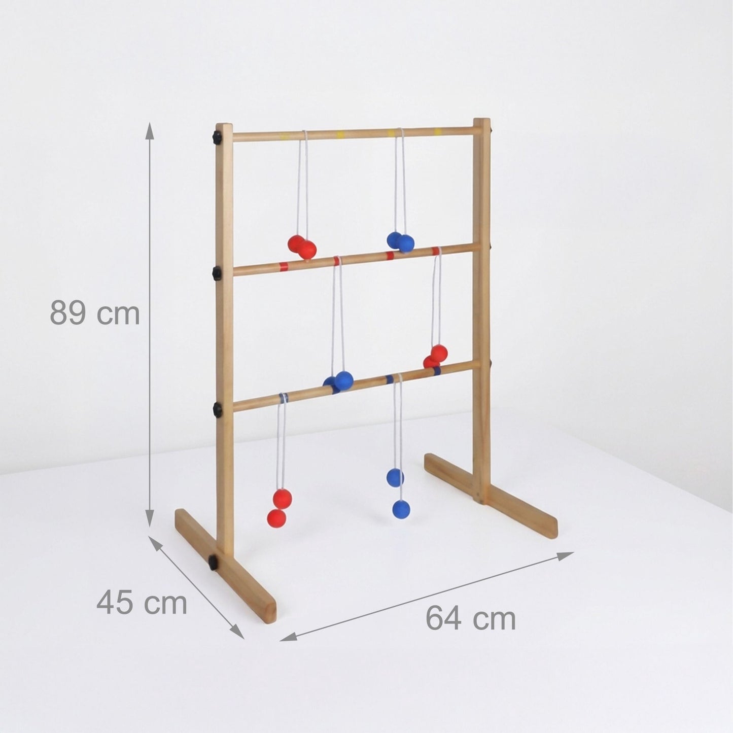 Ladder Golf Game with Pine Wood Frame